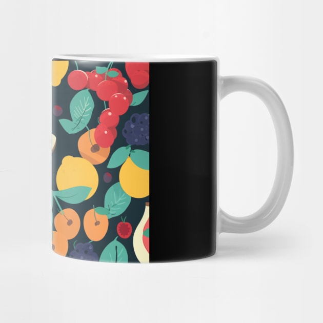 Colorful Fruit Motif in Seamless Pattern V1 by Family journey with God